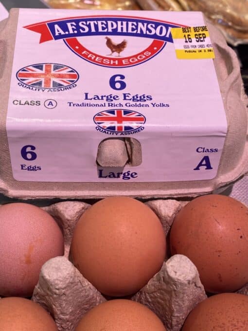 6 Large Eggs